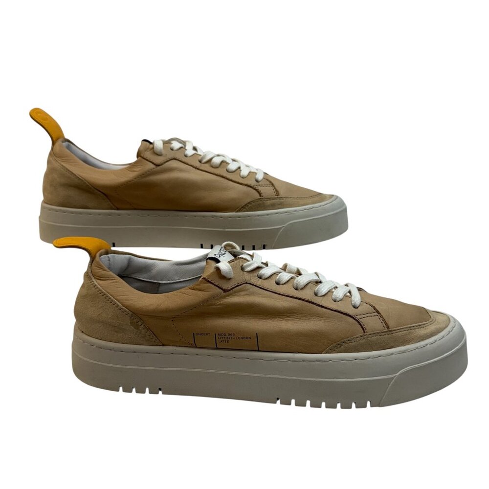 Oncept London "Latte" Leather Sneakers – Women’s US 8.5, Designer,  Luxury